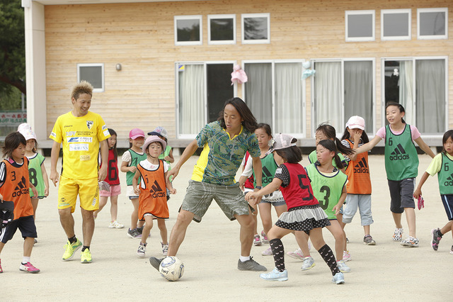 北澤氏は未来の日本サッカーを担う逸材を見つけたようだ