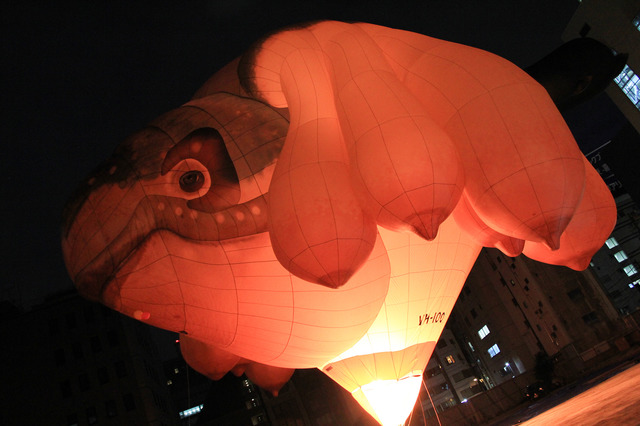 巨大気球作品「スカイホェール（Skywhale）」