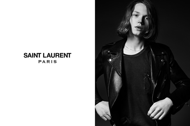 SAINT LAURENT PERMANENT COLLECTION /  "L17"  LEATHER  JACKET