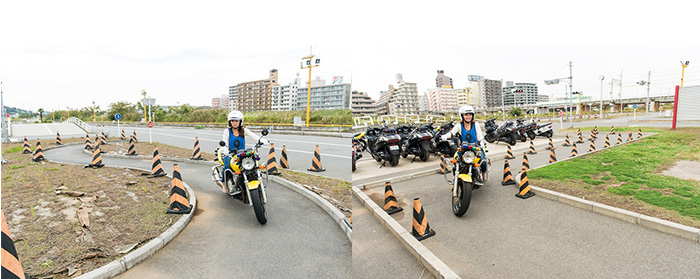 バイク女子