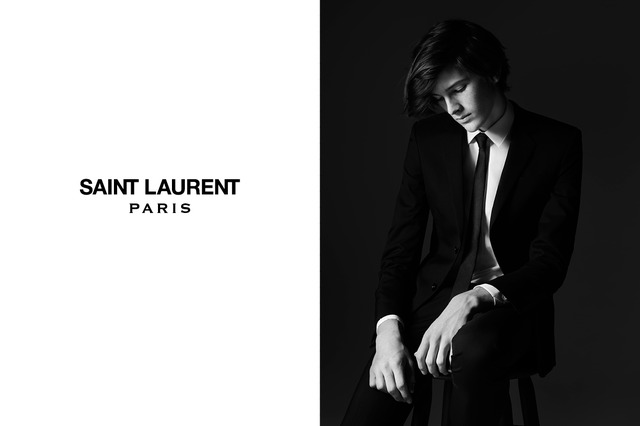 SAINT LAURENT PERMANENT COLLECTION / "LE TAILLEUR" / SKINNY TIE