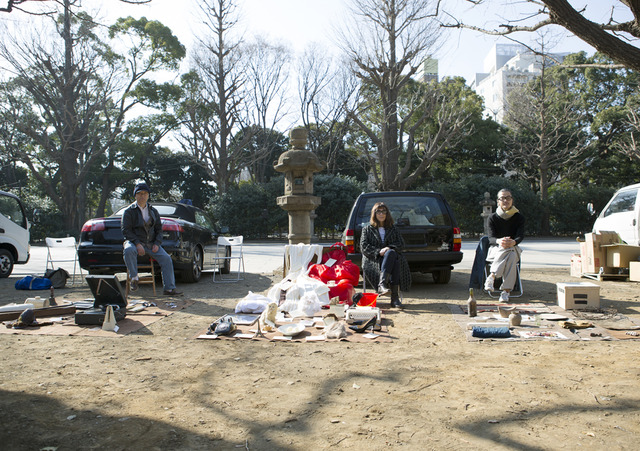 靖国神社で開催されたという蚤の市