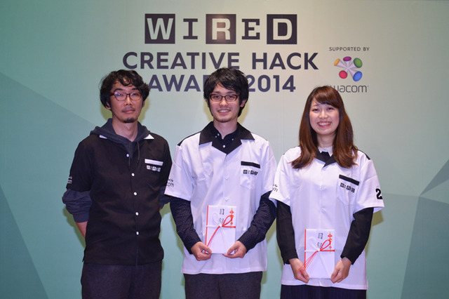 「CREATIVE HACK AWARD 2014」の授賞式