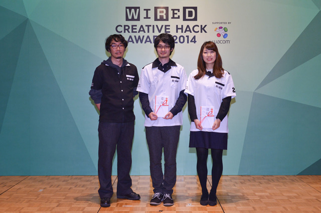 「CREATIVE HACK AWARD 2014」の授賞式