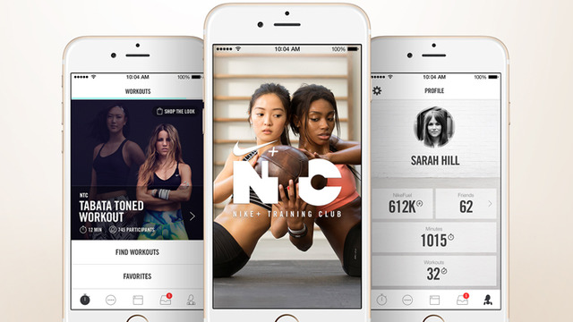 ナイキのトレーニングアプリ「N+TC（Nike+ Training Club）」