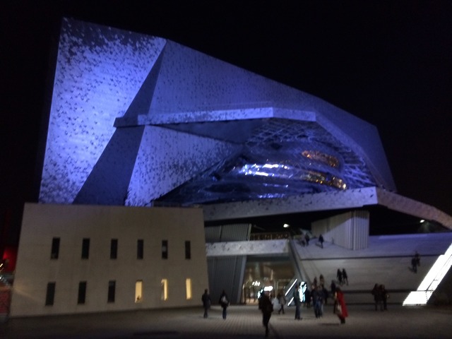 エールフランス新CM発表会が行われたフィルハーモニー・ド・パリ（Philharmonie de Paris）