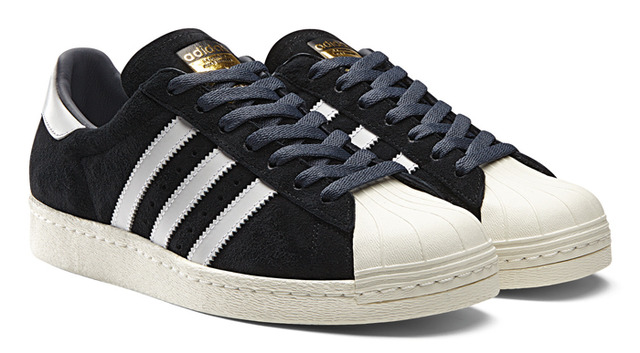 Adidas superstar 80s deluxe 2024 suede trainers in black