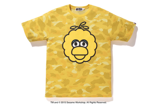 「SESAME STREET(R) COLOR CAMO TEE」（税込1万1,664円／キッズ税込8,424円）