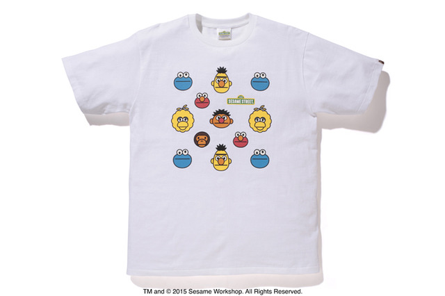 「SESAME STREET(R) TEE #01」（税込7,560円／キッズ税込5,616円）