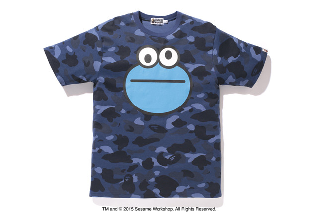 「SESAME STREET(R) COLOR CAMO TEE」（税込1万1,664円／キッズ税込8,424円）