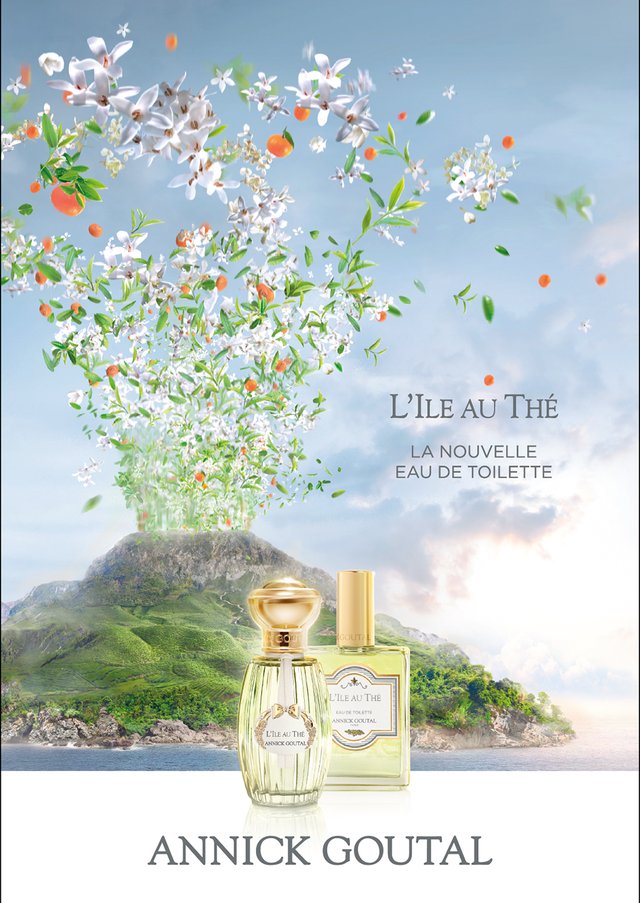 「アニック グタール（ANNICK GOUTAL）」の新作オードトワレ「イル オ テ オードトワレ（L'ILE AU THE EAU DE TOILETTE）」（50ml／1万5,700円、100ml／2万800円）