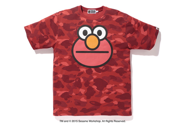 「SESAME STREET(R) COLOR CAMO TEE」（税込1万1,664円／キッズ税込8,424円）