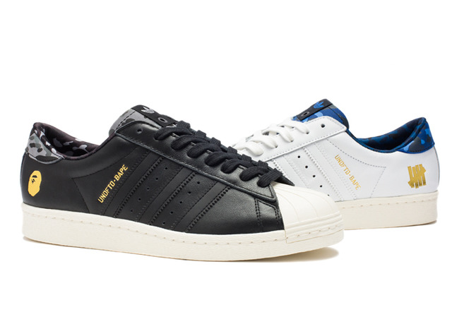 「adidas Consortium Superstar 80v UNDFTD x BAPE(R)」(1万8,000円)