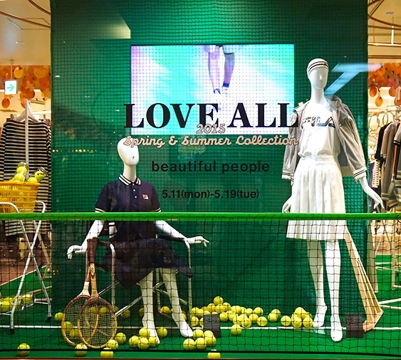 ビューティフルピープルの期間限定ショップ“LOVE ALL”（伊勢丹新宿店）