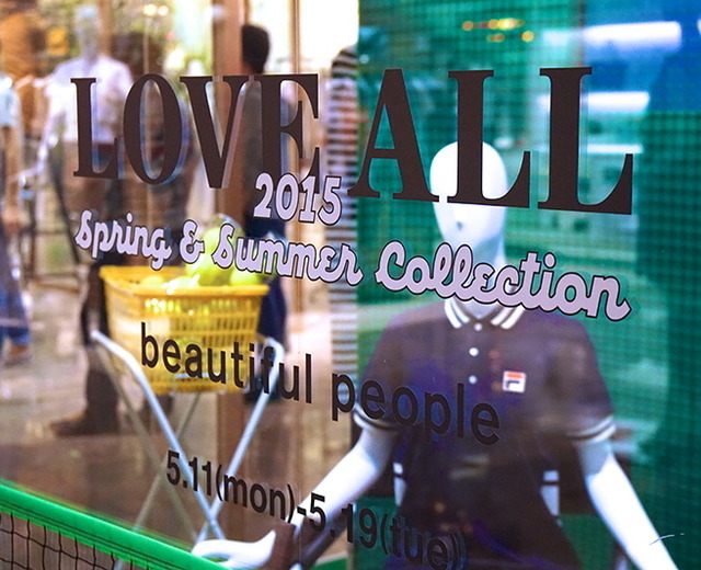 ビューティフルピープルの期間限定ショップ“LOVE ALL”（伊勢丹新宿店）