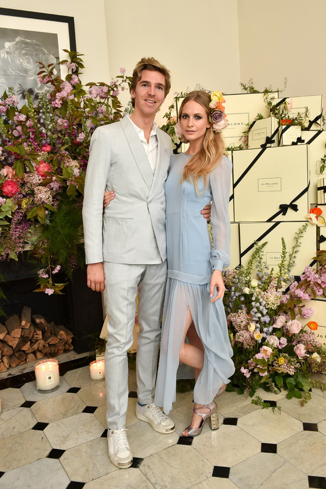 James Cook and Poppy Delevingne