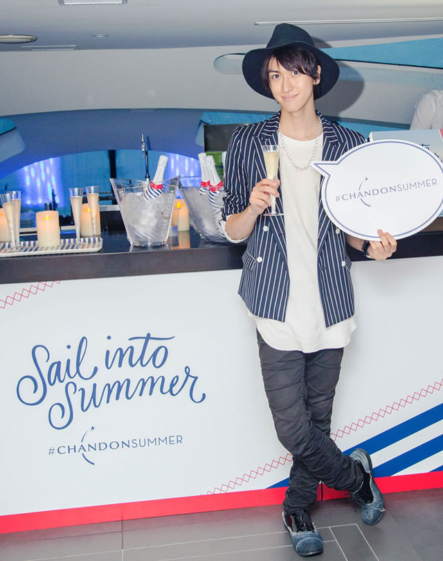 相葉裕樹／「シャンドンサマークルーズ」オープニングパーティーイベント「CHANDON SUMMER CRUISE - PARTY ON THE BOAT ! 」開催