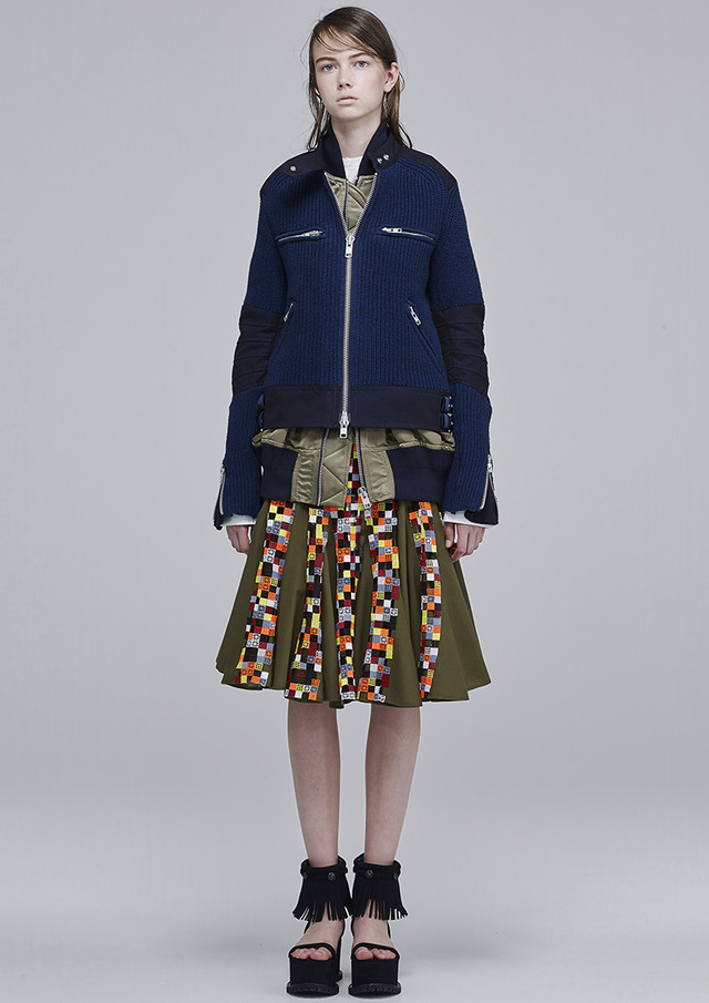 sacai 2016年プレスプリングコレクション