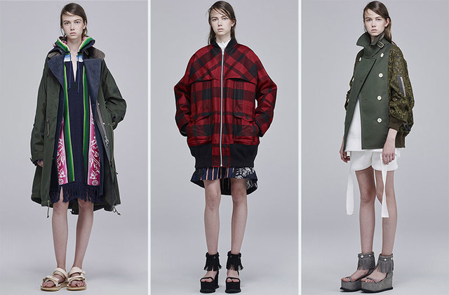 sacai 2016年プレスプリングコレクション