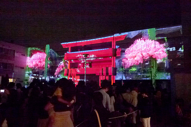 「1 minute projection mapping 2015」が新潟市歴史博物館みなとぴあにて開催