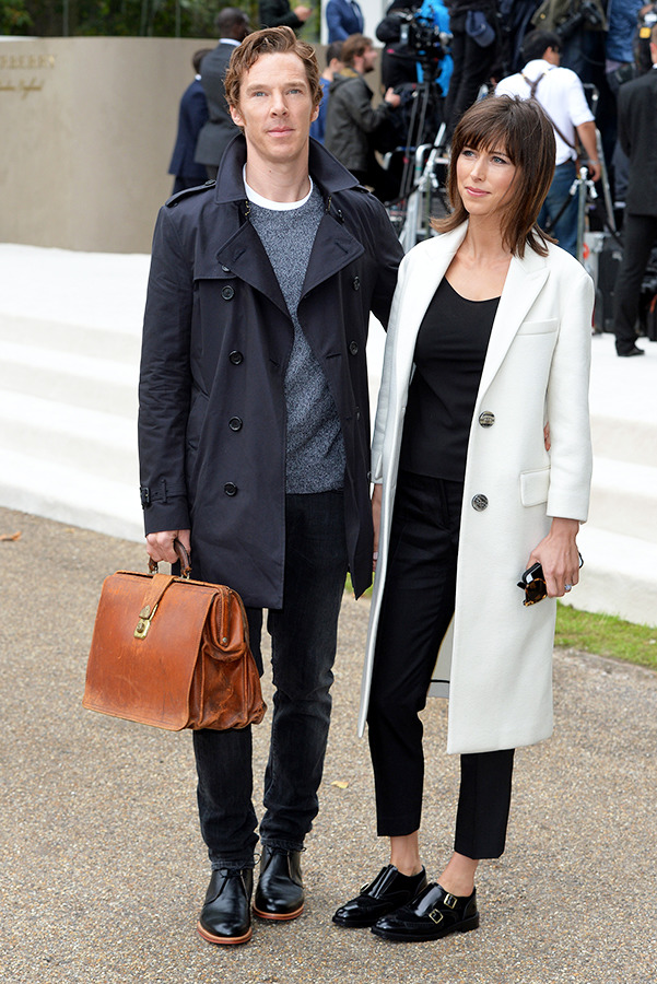 ベネディクト・カンバーバッチ＆妻／(C) Getty Images