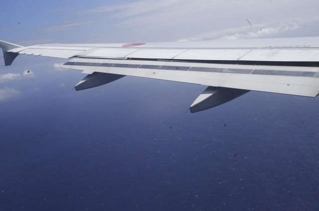 八丈島へは、羽田空港から約50分で到着する