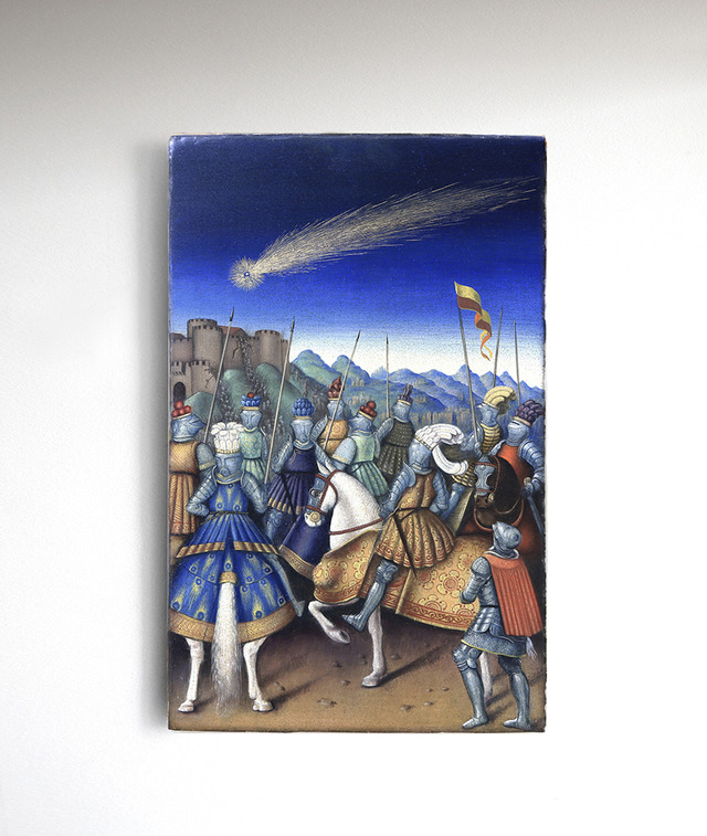 Studies into the Past｜Oil on wood panel｜50 x 31 cm(C)Laurent Grasso / ADAGP, Paris