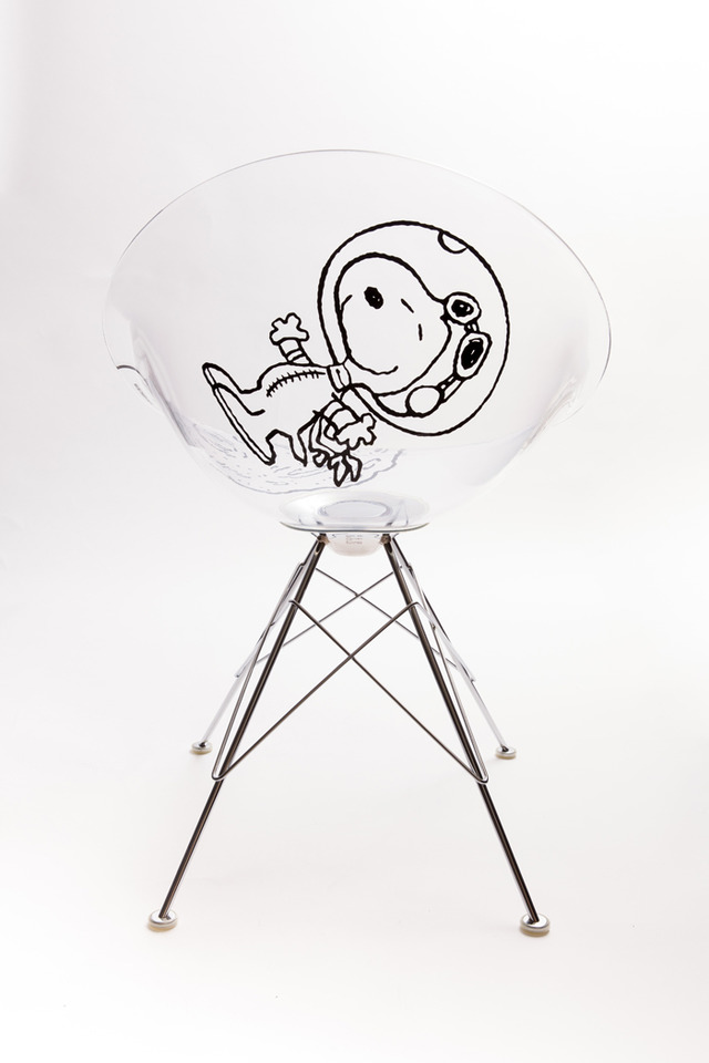 ピーナッツ（PEANUTS）65周年記念を祝うポップアップショップ「PEANUTS meets SPECIAL PRODUCT DESIGN」／カルテルとのコラボレーションチェア（15万円）