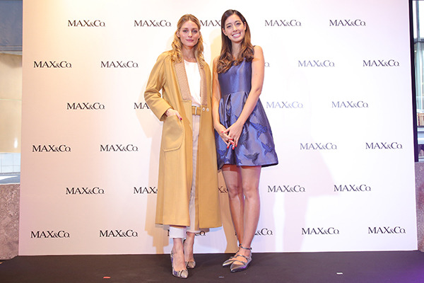 MAX&Co.アンバサダーのオリヴィア・パレルモとゲストで招かれたモデルの森泉