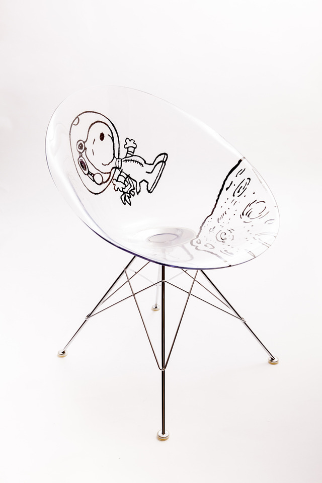 ピーナッツ（PEANUTS）65周年記念を祝うポップアップショップ「PEANUTS meets SPECIAL PRODUCT DESIGN」／カルテルとのコラボレーションチェア（15万円）