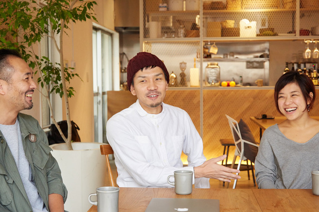 左から、渡邊 将志さん、片山裕介さん、中村優さん