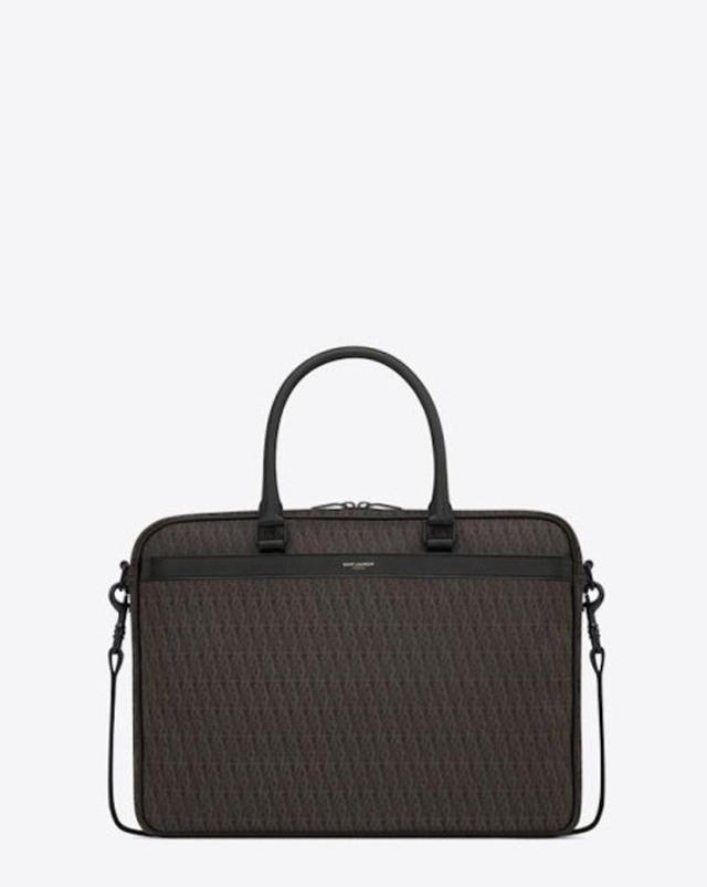 TOILE MONOGRAMME SAINT LAURENT GEEK BRIEFCASE 税込14万5,000円／サンローラン