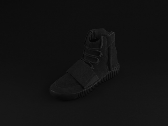 アディダス オリジナルスがカニエ・ウエストとのコラボレーションシューズ「YEEZY BOOST 750」の新色であるブラックカラー（4万5,000円）を発売