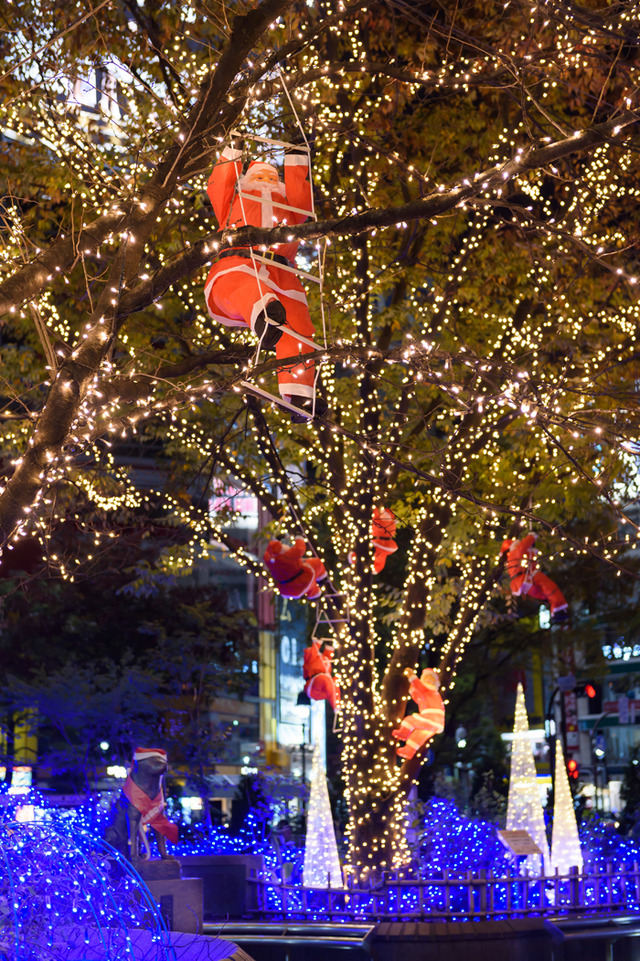 サンタクロースをモチーフにしたクリスマス企画「渋谷サンタフェスティバル」が開催