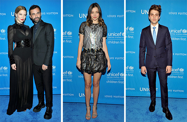 Lea Seydoux, Nicolas Ghesquiere, Miranda Kerr, Xavier Dolan