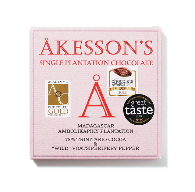 アケッソンズ（AKESSON'S）の「マダカスカル 75% トリニタリオ&ヴォーティベリフェリ ペッパー」