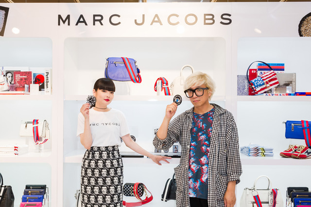 マークジェイコブスが「#PATCHMARC」カスタマイズキャンペーンを阪急うめだ本店で実施