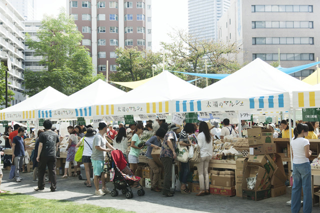 日本最大級の“食べる・買う・学ぶ・体験”ができる都市型マルシェ「太陽のマルシェ」が開催