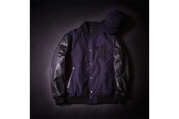 「Y’s x New Era（R） Stadium Jacket」（7万8,000円）と「Y’s x New Era（R） 9FIFTY Original Fit A-Frame」（9,000円）