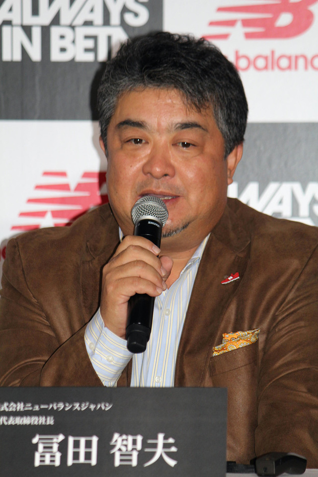 ニューバランス ジャパンの冨田智夫社長