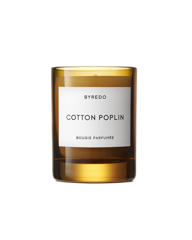 「COLOR CANDLES」（9,500円）より、ライトアンバーカラーの「コットンポプリン（Cotton Poplin）」