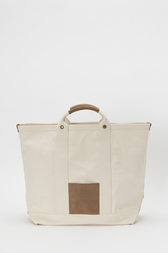 campus bag 大 ベージュ／Hender Scheme