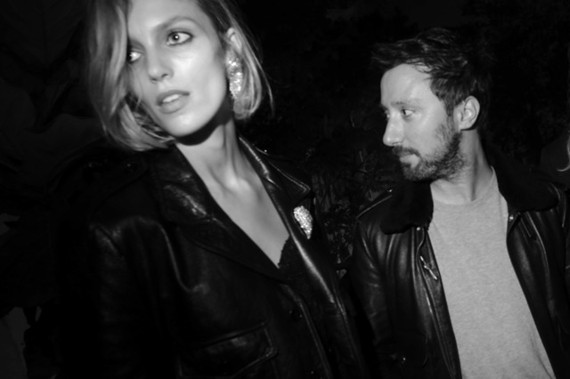 Anja Rubik & Anthony Vaccarello