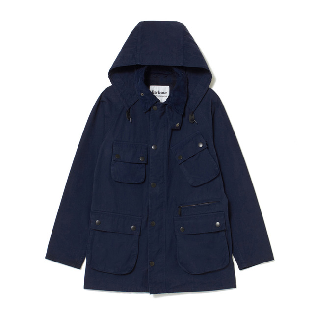 WM×Barbour OVERDYED JACKET 5万6,000円 ネイビー