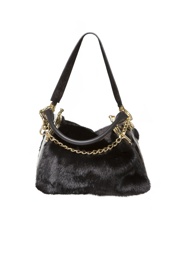 COIN PURSE  / Black Mink & Black Lucido (meaning shiny) Crocodile（148万円）