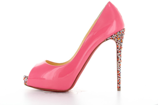 NEW VERY PRIVE PATENT/STRASS HEEL TOE（32万円）