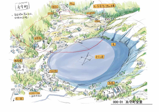 監督・新海誠による初期イメージボード