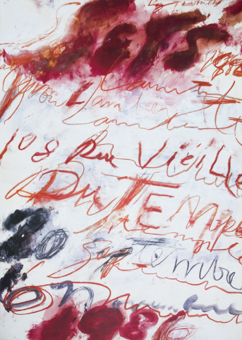 POSTER (1986) by Cy Twombly