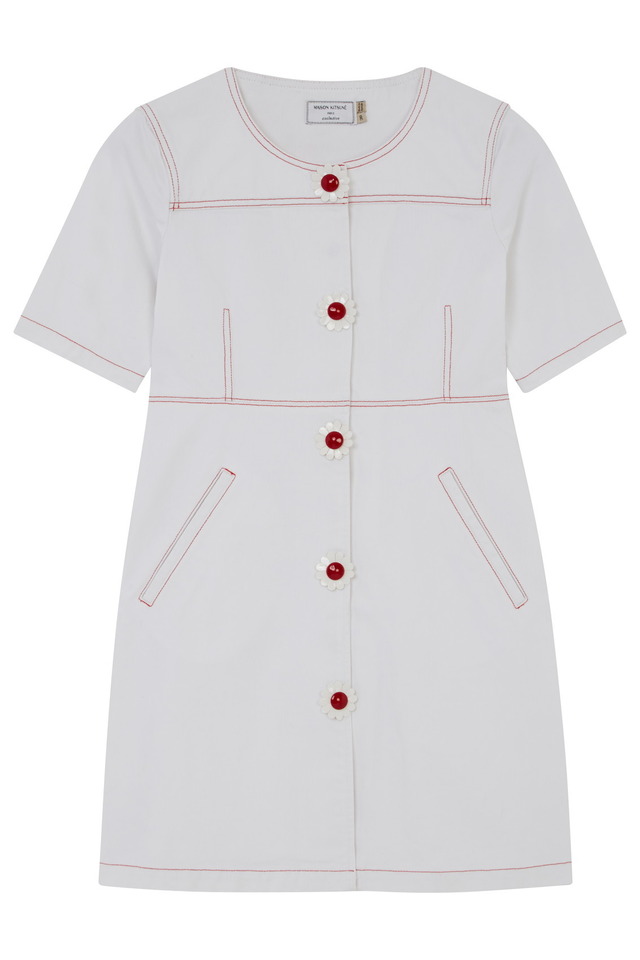 WOMENS WHITE DENIM BUTTONED DRESS（3万9,000円）