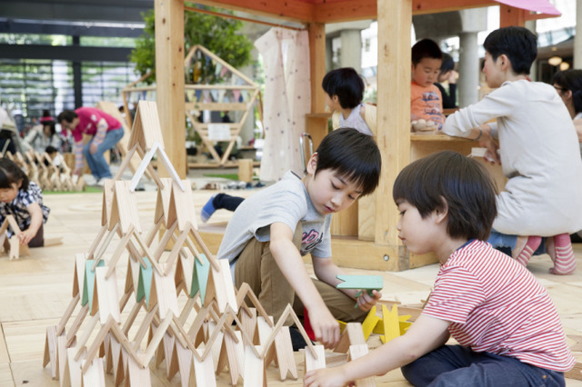 「木とあそぼう 森をかんがえよう with more trees」